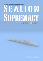 SeaLion Supremacy HMS Exmouth STL 1:1800