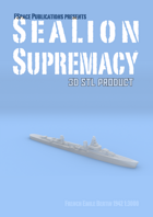 SeaLion Supremacy French Emile Bertin 1942 STL 1:3000