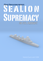 SeaLion Supremacy French Élan class STL 1:1200