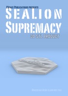 SeaLion Supremacy Brazilian Acre class destroyer STL hex tile WW2
