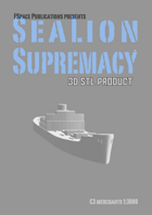 SeaLion Supremacy US Type C3 merchant STL 1:3000