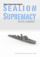 SeaLion Supremacy German M1943 minesweeper STL 1:2400