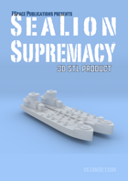 SeaLion Supremacy American Landing Ship Medium (Rocket) STL 1:1200