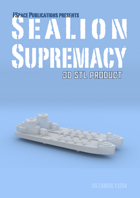 SeaLion Supremacy American Landing Ship Medium (Rocket) STL 1:1250