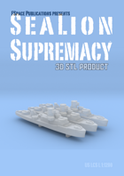 SeaLion Supremacy American Landing Craft Support (Large) STL 1:1200