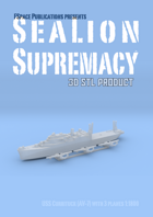 SeaLion Supremacy USS Currituck (AV-7) with 3 planes STL 1:1800