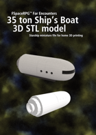 35 ton Ship's Boat 3D STL model