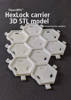 HexLock™ hex tile carrier base 3D STL model