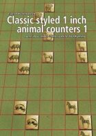 Classic styled 1 inch animal counters 1