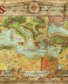 Mediterranean Campaign Map (Swords of Kos Fantasy Campaign Setting)