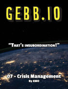 Gebb 07 – Crisis Management