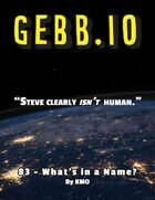 ~GEBB 83 – What's in a Name?~