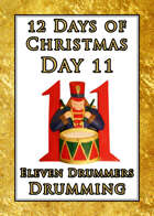12 Days of Christmas Day 11: Eleven Drummers Drumming [BUNDLE] , is $2 (89% off)