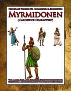 Myrmidonen: Druckbare Figuren für Rollenspiele & Kriegsspiele („Cardstock Characters“)