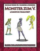~ Monster zum V.: Druckbare Figuren für Rollenspiele & Kriegsspiele („Cardstock Characters“) ~