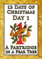 12 Days of Christmas Day 1: A Partridge in a Pear Tree [BUNDLE]