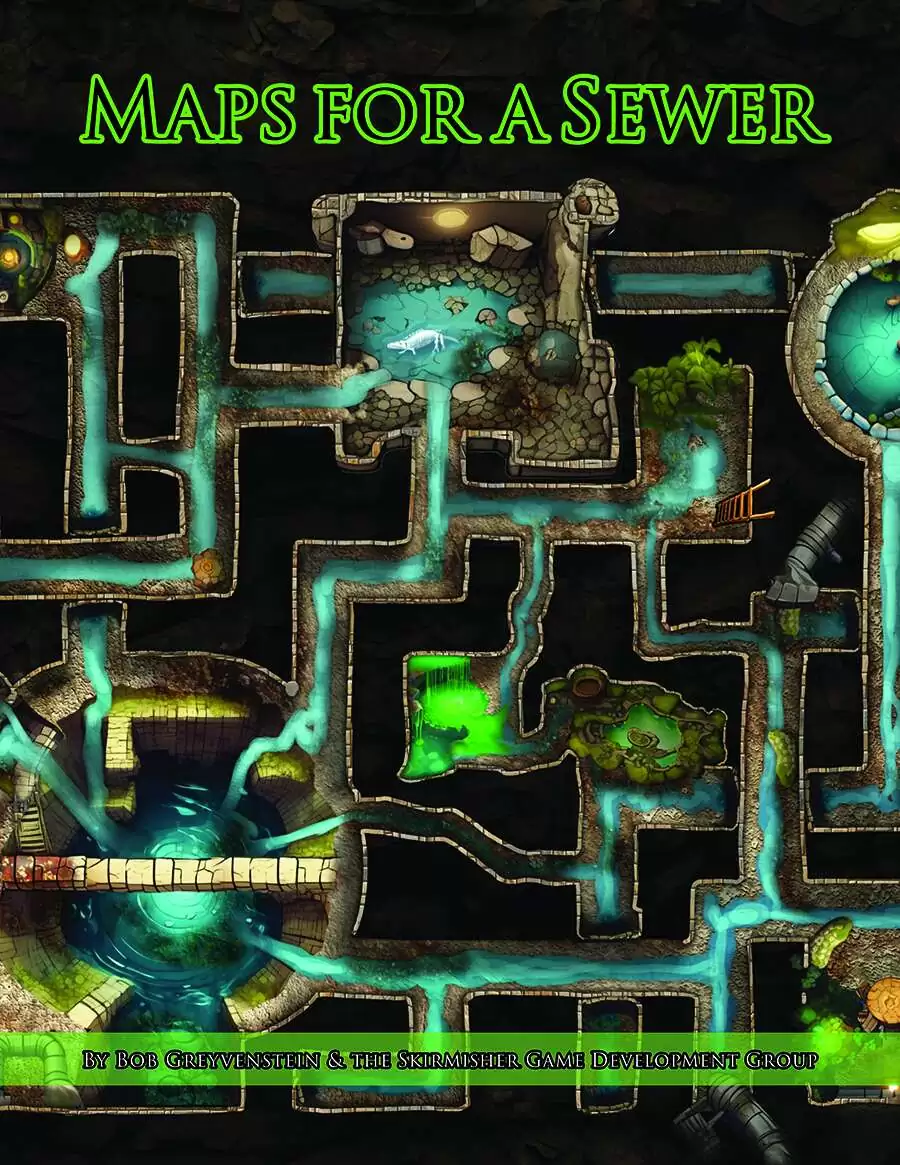 Maps for a Sewer (36 x 24) - Skirmisher Publishing | Electrum Best 