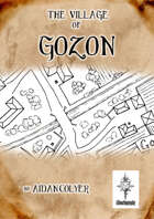 Gozon village map