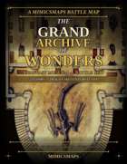 Grand Archive of Wonders — Fantasy Museum Battle Map