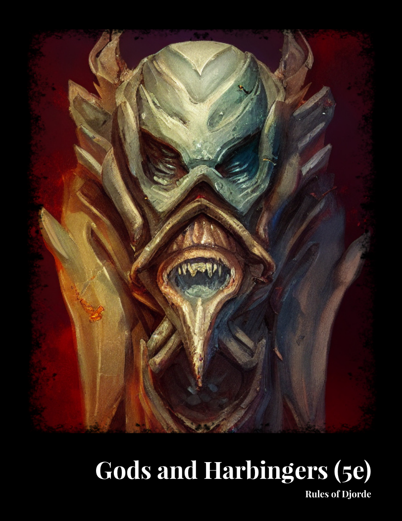 Gods And Harbingers 5e Rules Three Wild Embers LLC Rules Gods and harbingers 5e rules three wild embers llc rules