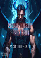 Prevail Unbound - Speciality Profile - Apex Born