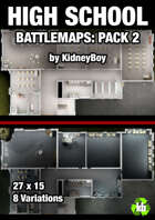 High School Battlemaps: Pack 2