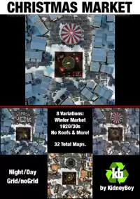 Modern Intersection Battlemaps - KidneyBoy | DriveThruRPG