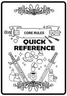 HeroQuest Quick Rules Reference