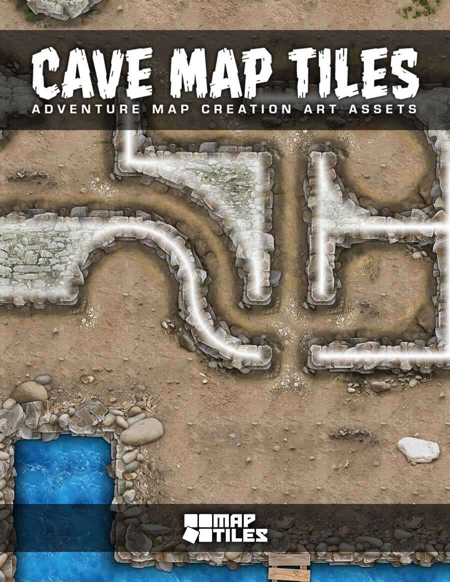 Underground Caves Thematic Dungeon Terrain DND Pathfinder 