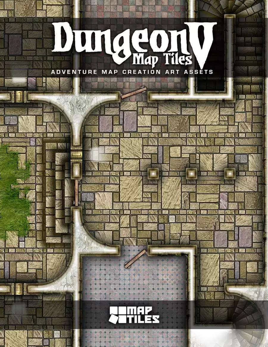 Arcane Corridors Dungeon Tiles DT2 D&D Dungeons Dragons map
