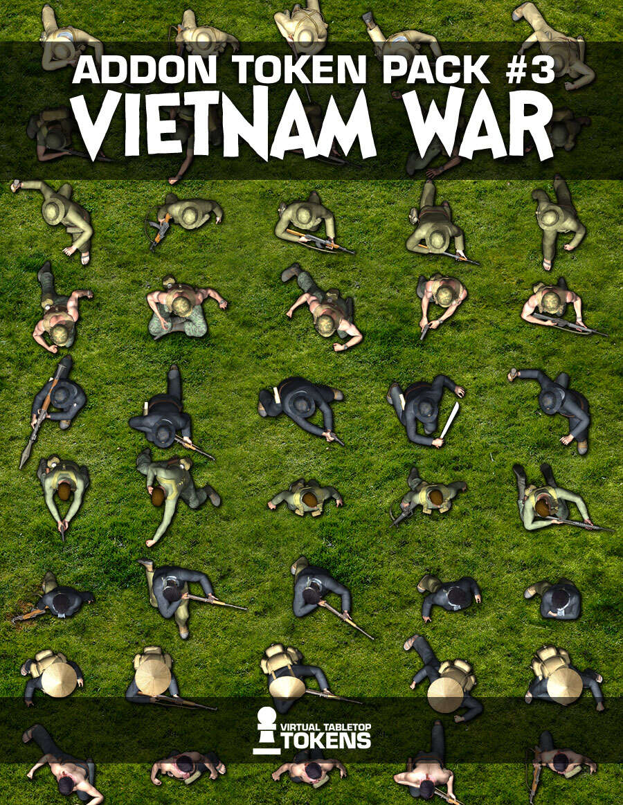 Addon Token Package #3: Vietnam War - WyldFurr | Game Tokens | DriveThruRPG