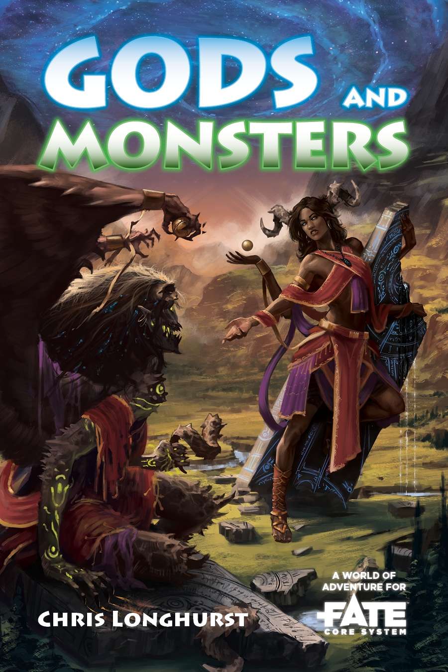 Gods and Monsters • A World of Adventure for Fate Core - Evil Hat  Productions | Fate Worlds (Slim) | DriveThruRPG