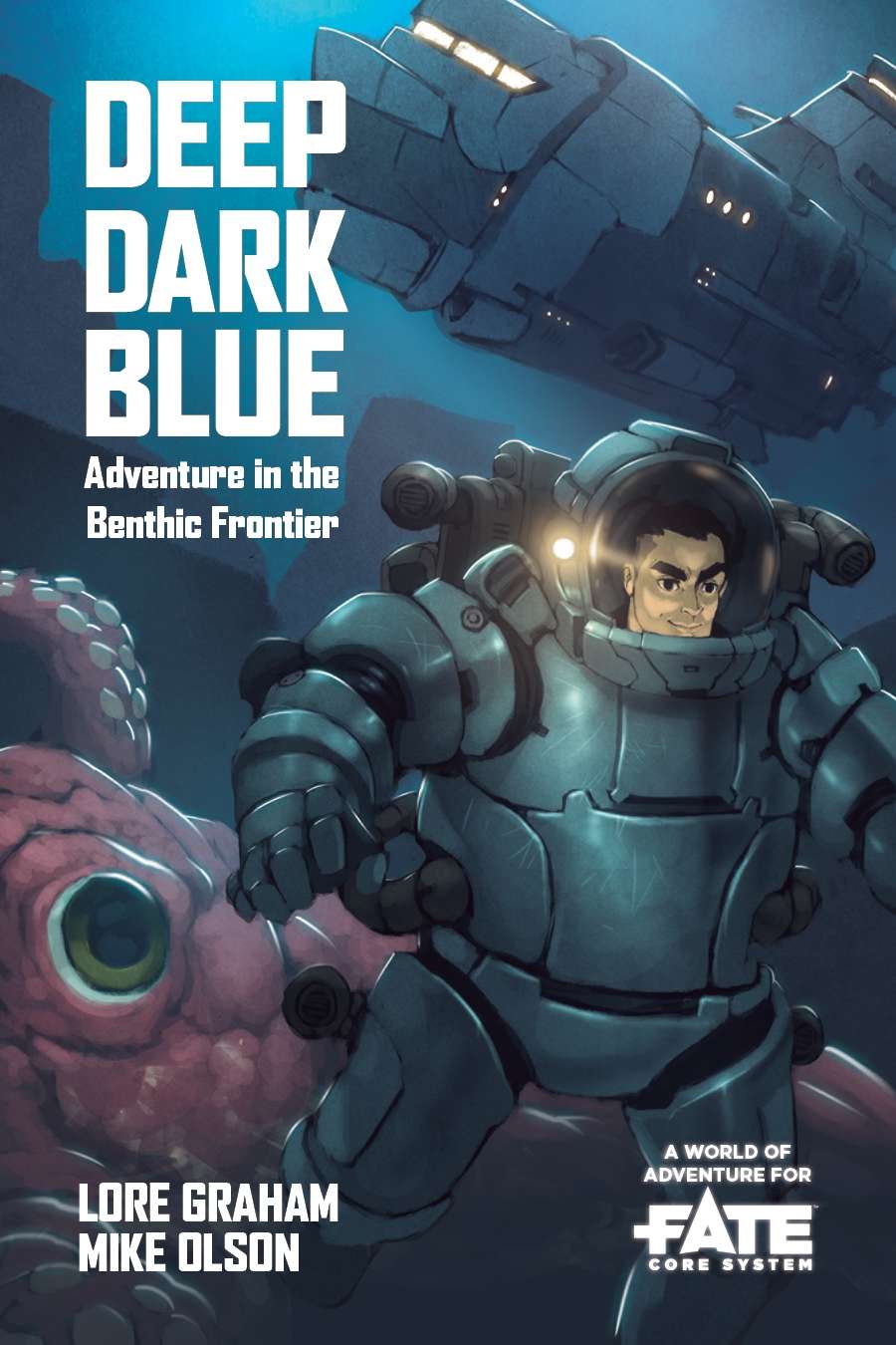 Deep Dark Blue • A World of Adventure for Fate Core - Evil Hat Productions  | Fate Worlds (Slim) | DriveThruRPG