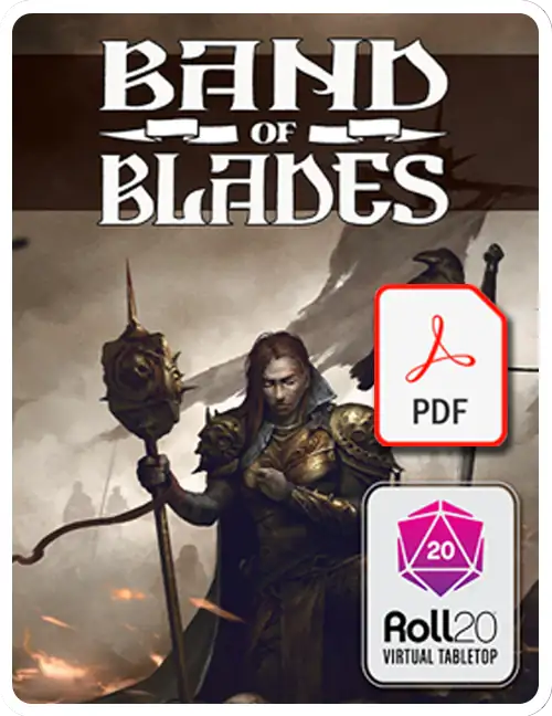 Band of Blades | Roll20 VTT + PDF [BUNDLE] - Evil Hat Productions