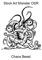 Stock Art Monster OSR - Chaos Beast