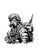 Super Soldier Stock Art