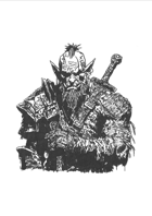 Orc Warrior Stock Art