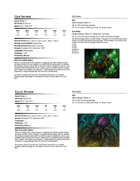 Shadows of the Underworld - Creature Character Sheet Pack