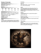 Avenshia - Goblin Character Sheet Pack