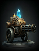 5e Monster Playtest: Animated Gatling Cannon