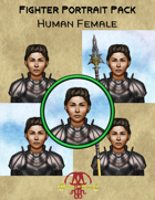 Fighter Portrait Pack - Human Female (60)