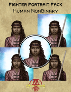 Fighter Portrait Pack - Human Nonbinary (90)