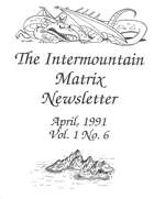 The Intermountain Matrix Vol I No 06
