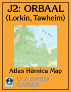 Atlas Map J2: Orbaal - Lorkin - Gedan
