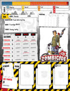 Zombicide: Chronicles - Survivor Sheets