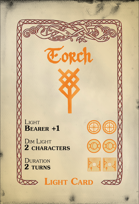 Torchbearer Player's Deck: Light Set