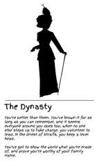 The Dynasty - A Monsterhearts 2 Skin