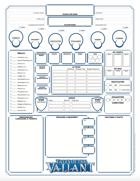 Tales of the Valiant RPG Character Sheet