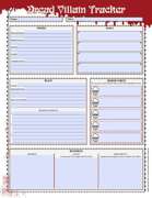 Night Hunters Dread Villain Tracker
