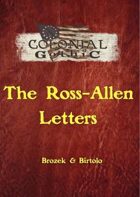 Colonial Gothic: The Ross-Allen Letters